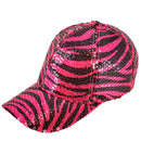 Pink Animalier Sequin Cap
