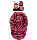 Pink Animalier Sequin Cap
