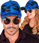 Blue Waves Sequin Cap
