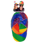 Rainbow Sequin Cap