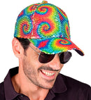 Tie Dye Sequin Cap