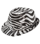 Animalier Zebra Sequin Fedora