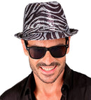 Animalier Zebra Sequin Fedora
