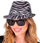 Animalier Zebra Sequin Fedora