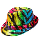 Rainbow Animalier Tiger Sequin Fedora