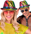 Rainbow Animalier Tiger Sequin Fedora