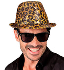 Animalier Leopard Sequin Fedora