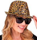 Animalier Leopard Sequin Fedora