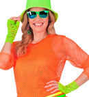 Neon Green Lace Gloves