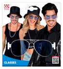 Blue Lenses Character Glasses