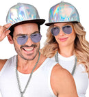 Silver Holographic Cap