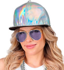 Silver Holographic Cap
