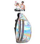 Silver Holographic Belt Bag