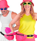 Neon Pink Sequin Belt Bag
