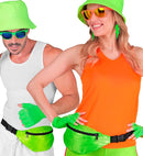 Neon Green Sequin Belt Bag