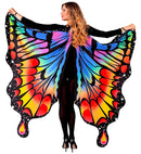 Rainbow Butterfly Wings 175 X 140 Cm 