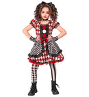 Harlequin Doll  Dress, Bow Headband, Choker, Glovelettes 