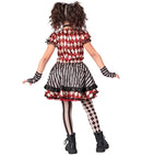 Harlequin Doll  Dress, Bow Headband, Choker, Glovelettes 