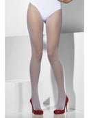 White Fishnet Tights Adult Fantasy Costume Accessory 2