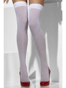 Opaque Hold Ups Adult White Festive Party Costume Accessory 3