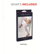 Opaque Hold Ups Adult White Festive Party Costume Accessory 5