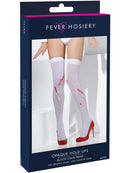 Opaque Hold Ups Adult White Blood Stained Halloween Costume Accessory 3