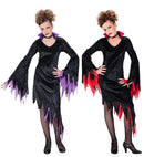 Dark Mistress Velvet -2 Colors Ass.  Dress With Collar, Choker 