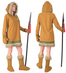 Eskimo  Hooded Dress, Gloves, Boot Covers 