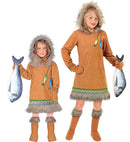 Eskimo  Hooded Dress, Gloves, Boot Covers 