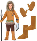 Eskimo  Hooded Coat, Pants, Gloves, Boot Covers 