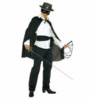 Masked Bandit Hero Dress-Up Set  Cape, Hat, Eyemask, Waist Sash 