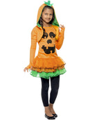 Pumpkin Tutu Dress Costume Orange Dress and Hooded Jacket 4