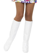 60s Gogo Boot Covers White Adult Costume Accessory 1