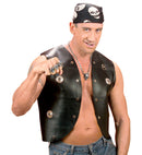 Leather Look Studded Vest