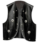 Leather Look Studded Vest