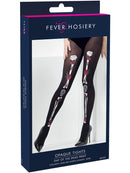 Opaque Day Of The Dead Tights Black With Traditional Day Of The Dead Skull Design 2
