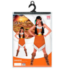 Comanche  Dress With Belt, Headband With Feathers 