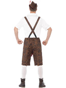 Brad Wurst Costume Adult Brown Lederhosen Shorts White Shirt and Brown Hat 4