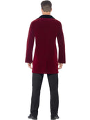 Edwardian Gent Red Jacket Mock Waistcoat Cravat Deluxe Adult Costume 3