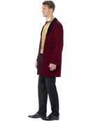Edwardian Gent Red Jacket Mock Waistcoat Cravat Deluxe Adult Costume 2
