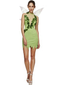 Fever Magical Fairy Costume Adult Green Dress and Wings 1