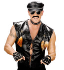 Leather Look Cowboy  Vest 