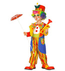 Clown  Jumpsuit, Coat, Bow Tie, Hat 