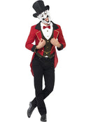 Sinister Ringmaster Costume Adult Red Black 4