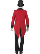 Sinister Ringmaster Costume Adult Red Black 3