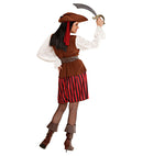Pirate  Dress With Vest, Belt, Boot Covers, Headband, Hat 