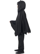 Bat Cape Kids Black Hooded with Ears Halloween Costume Accessory 5
