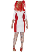 Curves Zombie Nurse Costume Adult White Red Blood Splattered Dress and Headpiece 3