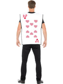 Alice In Wonderland Carded Guard Costume Adult White Tabard 3