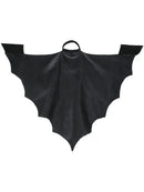 Kids Vampire Bat Wings Black High Collar with Attached Gloves Velcro Neck 5